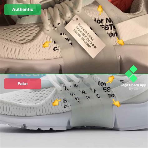 nike off white presto white real vs fake|Spotting Fake Off.